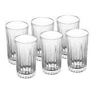 Jogo 6 Copos 400ml Altos De Cristal Ecologico Bangkok Premium